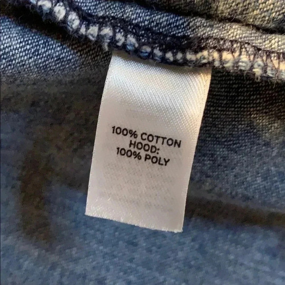 Denim Rubbish Sherpa Hooded Jacket - Picture 8 of 12